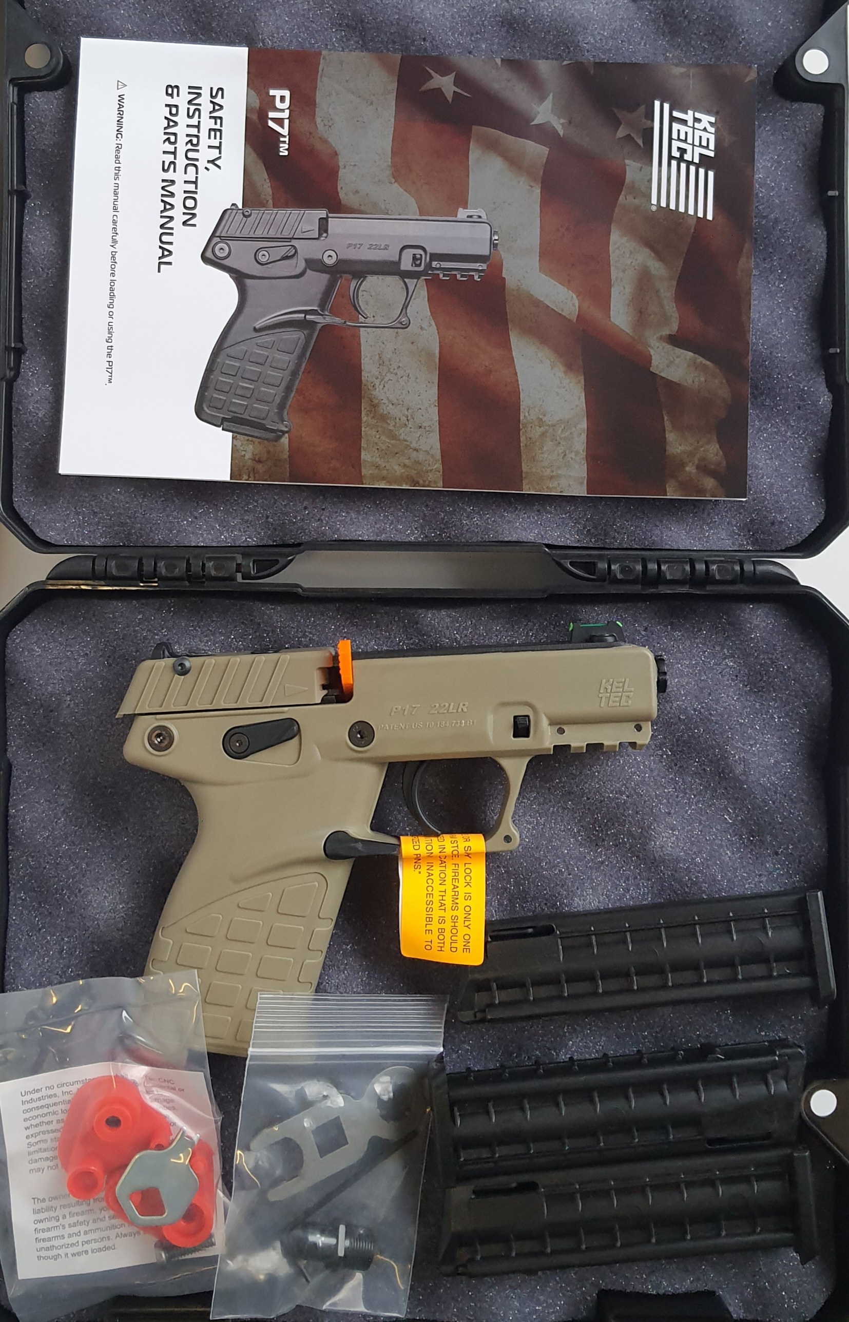 Kel Tec P17B Tan