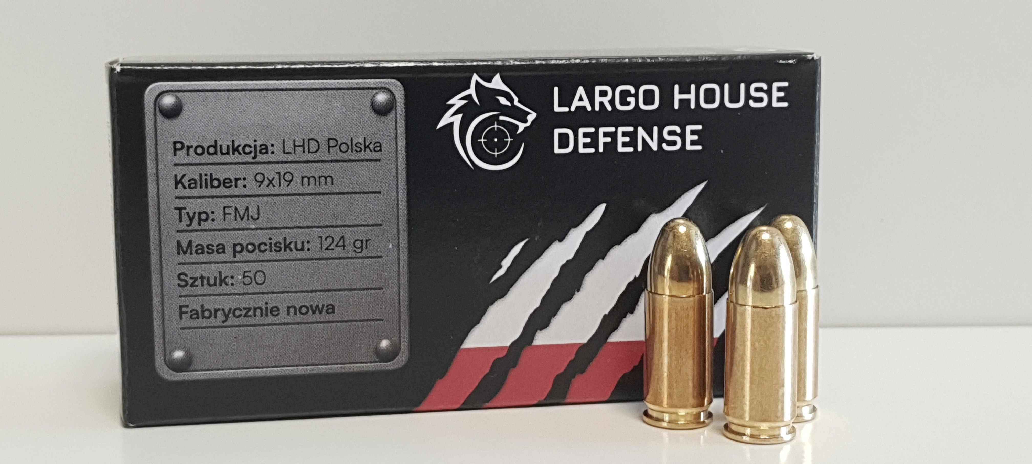 LHD 9mm 8g FMJ